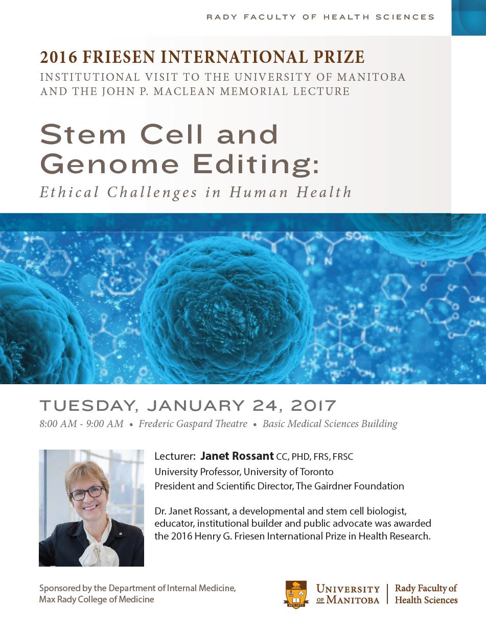 POSTER - From Ilana Simon - 2017 U Manitoba - Dr Janet Rossant - Dr JP Maclean Lecture v2_Received on January 17, 2017