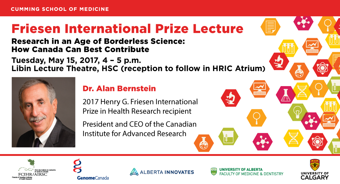 Flyer - 2018 U Calgary Lecture - Dr. Alan Bernstein