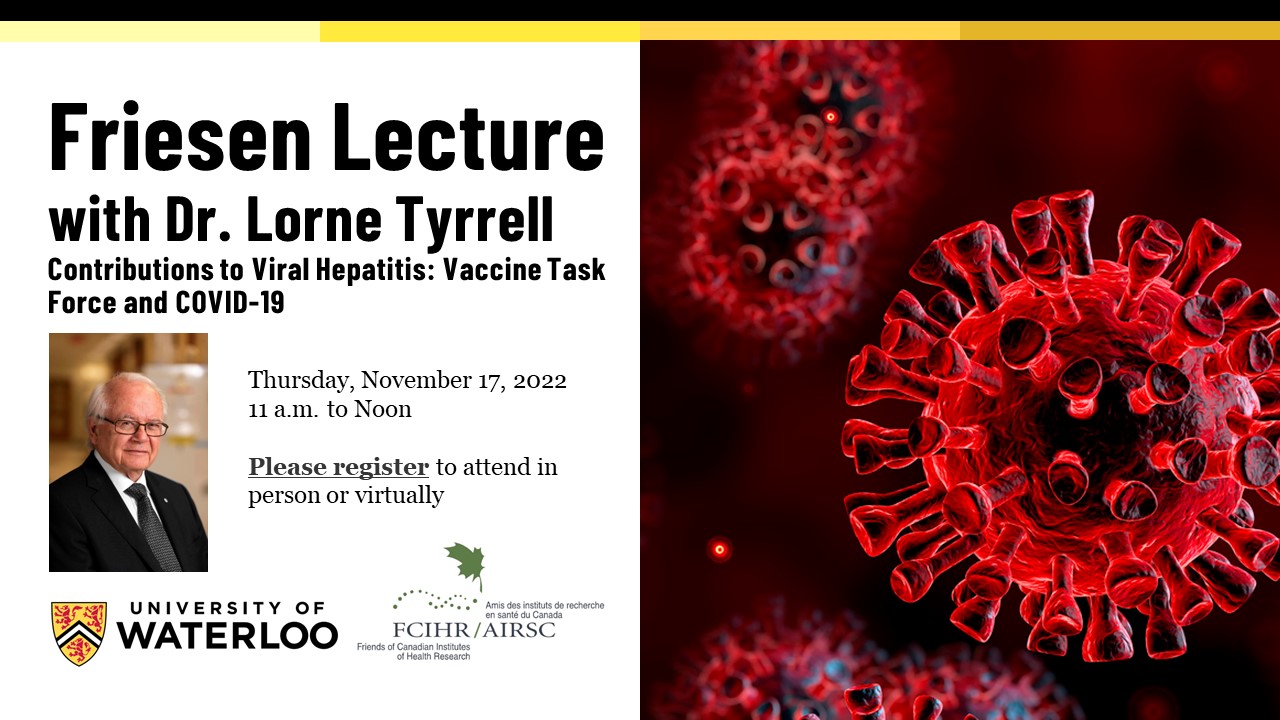 Poster - 2022 U Waterloo - Dr. Lorne Tyrrell