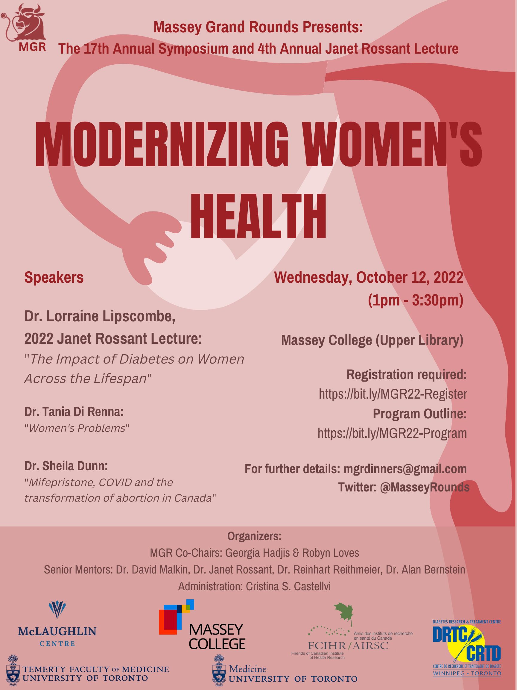 Poster - 2022 MGR Symposium & 2022 Janet Rossant Lectureship - Dr. Lorraine Lipscombe