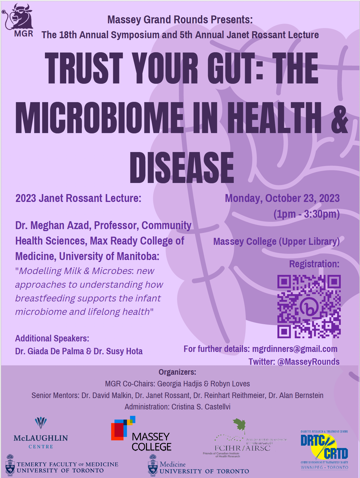 Poster - 2023 MGR Symposium & 2023 Janet Rossant Lectureship - Dr. Meghan Azad