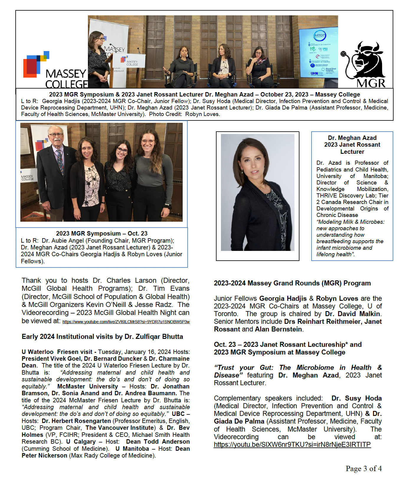 2023 Spotlight Newsletter of FCIHR